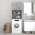 Armario de lavadora gris Sonoma 64x25,5x190