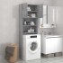 Armario de lavadora gris Sonoma 64x25,5x190