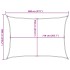 Toldo de vela rectangular HDPE naranja 160 g/m² 6x8