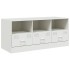 Mueble para TV de acero blanco 99x39x44