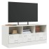 Mueble para TV de acero blanco 99x39x44