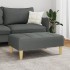 Reposapiés de tela gris oscuro 77x55x31