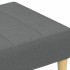 Reposapiés de tela gris oscuro 77x55x31