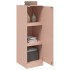 Aparador de acero rosa 34,5x39x107