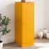 Aparador de acero amarillo mostaza 34,5x39x107