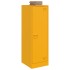Aparador de acero amarillo mostaza 34,5x39x107