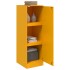 Aparador de acero amarillo mostaza 34,5x39x107