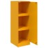 Aparador de acero amarillo mostaza 34,5x39x107