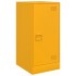 Aparador de acero amarillo mostaza 34,5x39x73