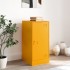 Aparador de acero amarillo mostaza 34,5x39x73