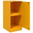 Aparador de acero amarillo mostaza 34,5x39x73
