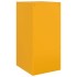 Aparador de acero amarillo mostaza 34,5x39x73