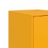 Aparador de acero amarillo mostaza 34,5x39x73