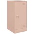 Aparador de acero rosa 34,5x39x73