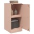 Aparador de acero rosa 34,5x39x73
