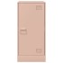 Aparador de acero rosa 34,5x39x73