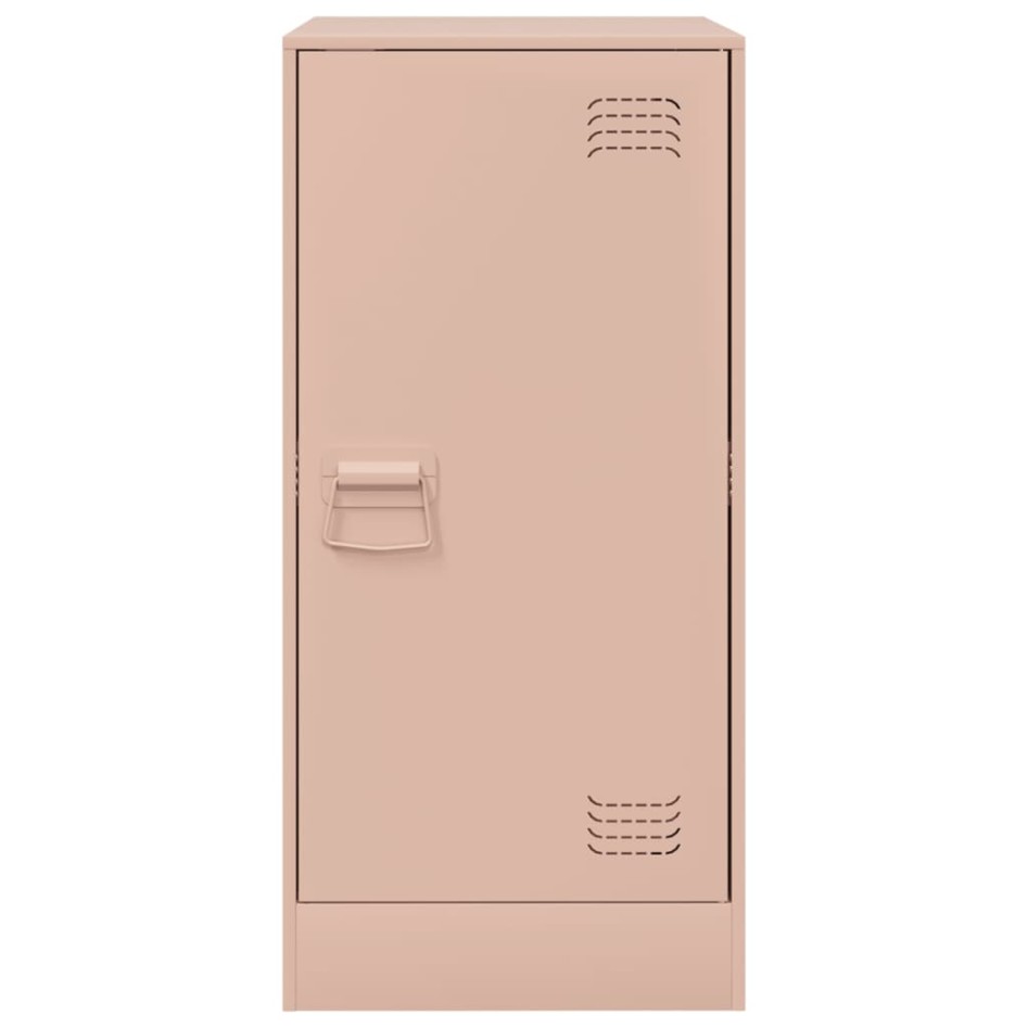 Aparador de acero rosa 34,5x39x73