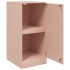 Aparador de acero rosa 34,5x39x73