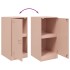 Aparador de acero rosa 34,5x39x73