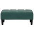 Reposapiés de terciopelo verde oscuro 77x55x31