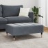 Reposapiés de terciopelo gris oscuro 77x55x31