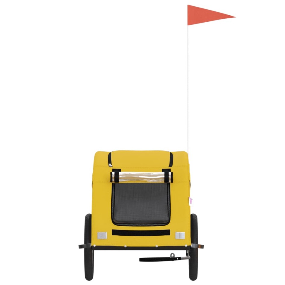 Remolque de bicicleta mascotas hierro tela Oxford