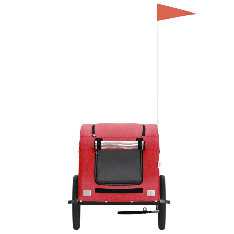 Remolque de bicicleta mascotas hierro tela Oxford