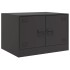 Mesa de centro acero negro 67x50x44