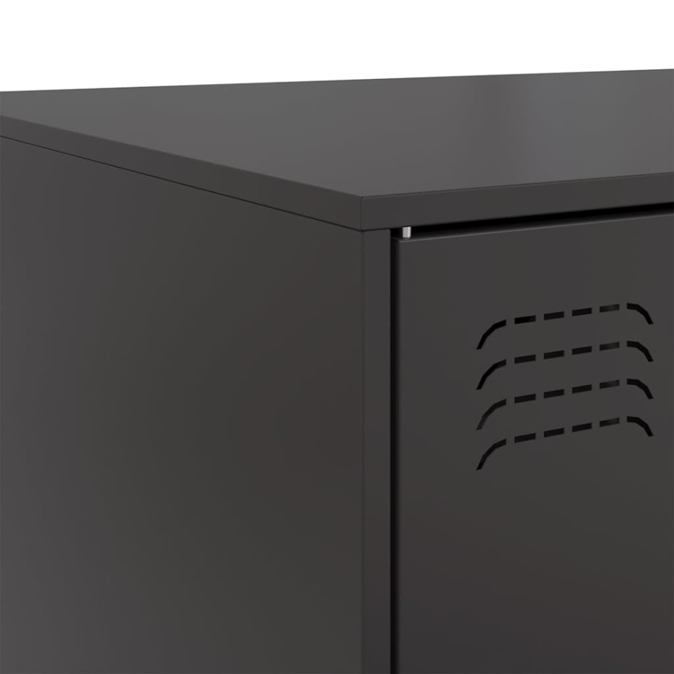 Mesa de centro acero negro 67x50x44