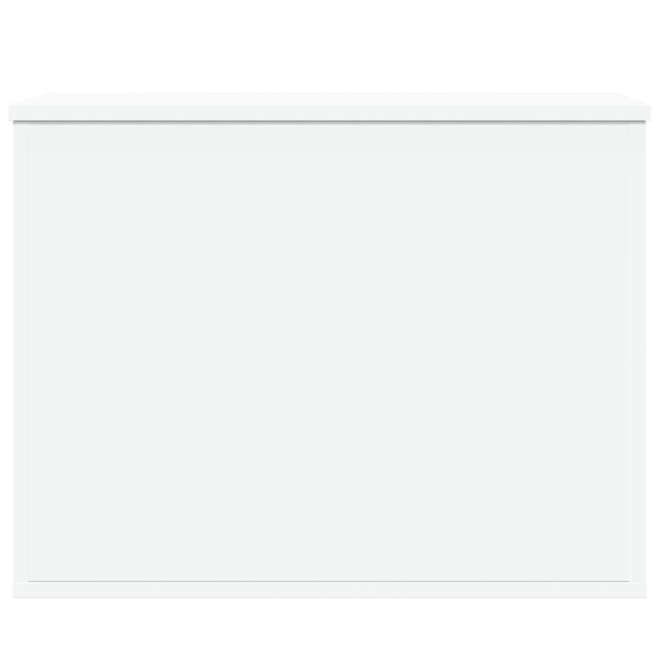 Caja de almacenaje madera de ingeniería blanca 60x42x46