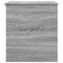 Caja de almacenaje madera de ingeniería gris Sonoma 60x42x46