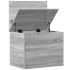 Caja de almacenaje madera de ingeniería gris Sonoma 60x42x46