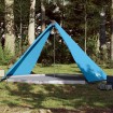 Tienda de campaña familiar tipi 8 personas impermeable azul
