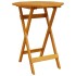 Mesa de jardín plegable madera maciza de acacia Ø60x75