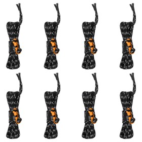 Cuerda de vientos con tensores reflectantes 8 piezas 4 m 4