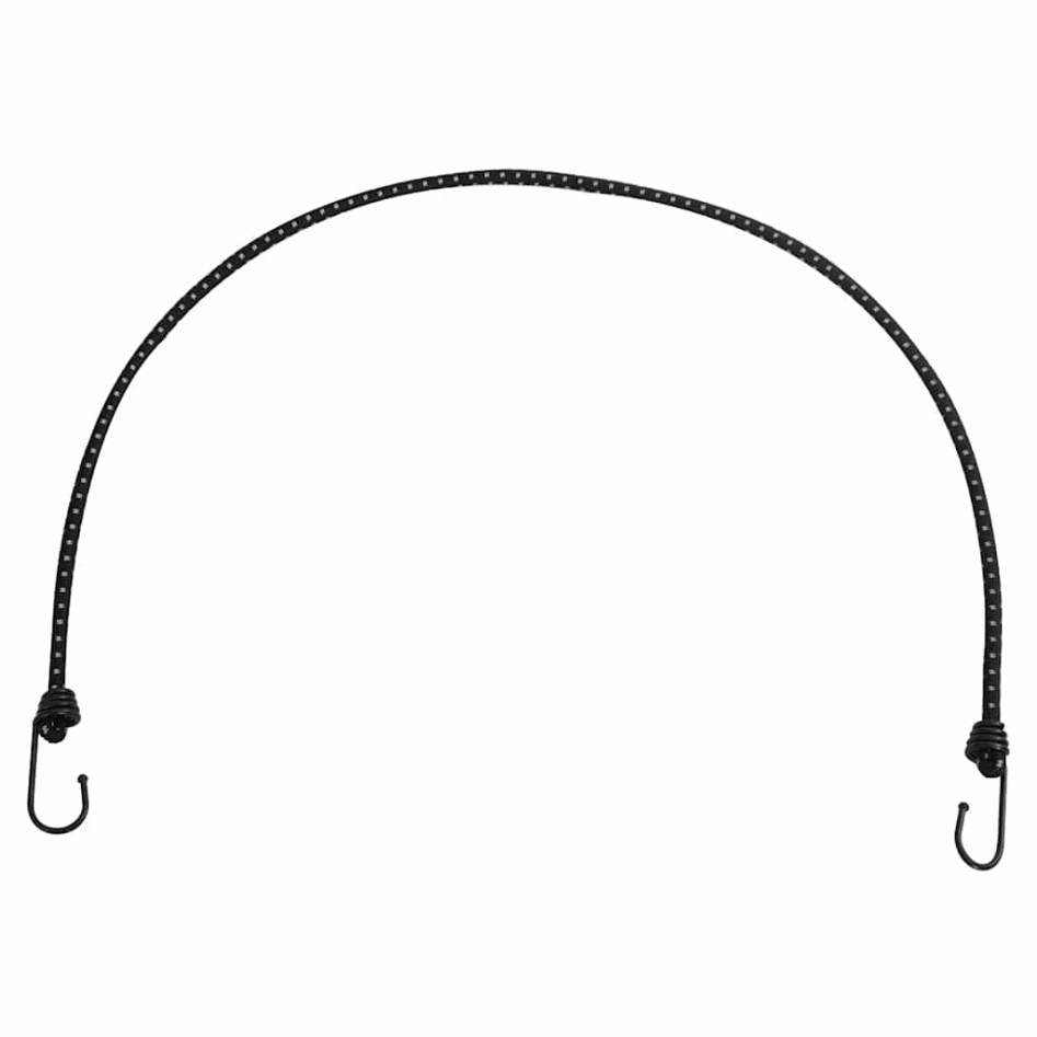 Cuerdas elásticas con tiras reflectantes y ganchos 50 uds