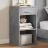 Mesitas noche 2 uds madera ingeniería gris hormigón 35x34x65