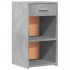 Mesitas noche 2 uds madera ingeniería gris hormigón 35x34x65