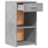 Mesitas noche 2 uds madera ingeniería gris hormigón 35x34x65