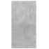 Mesitas noche 2 uds madera ingeniería gris hormigón 35x34x65