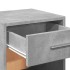 Mesitas noche 2 uds madera ingeniería gris hormigón 35x34x65