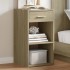 Mesitas noche 2 uds madera ingeniería roble Sonoma 35x34x65