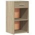 Mesitas noche 2 uds madera ingeniería roble Sonoma 35x34x65
