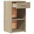 Mesitas noche 2 uds madera ingeniería roble Sonoma 35x34x65