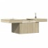 Mesa de centro madera de ingeniería roble Sonoma 80x55x40