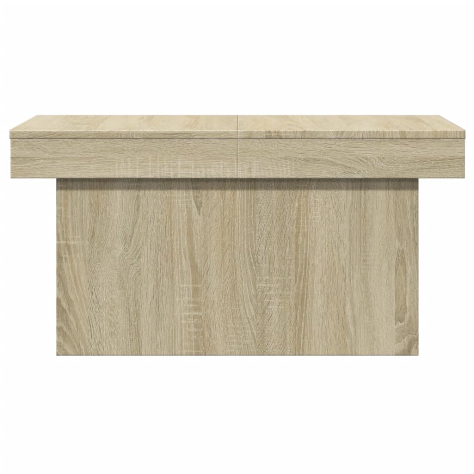 Mesa de centro madera de ingeniería roble Sonoma 80x55x40