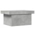 Mesa de centro madera de ingeniería gris hormigón 100x55x40