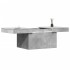 Mesa de centro madera de ingeniería gris hormigón 100x55x40