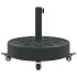 Base sombrilla redonda ruedas para mástiles Ø38 / 48 mm 27