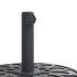 Base sombrilla redonda ruedas para mástiles Ø38 / 48 mm 27